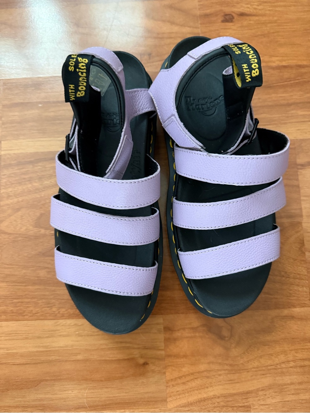 Women’s Dr. Marten Lavender Multi-Strap Sandals